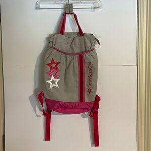 American Girl backpack  tote